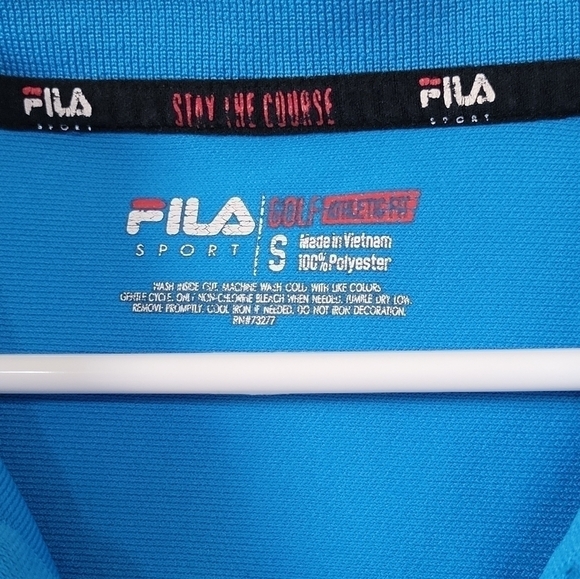 Set of Two Fila Sport Golf Peformance Men's Polo Shirts Size Small - Picture 3 of 15